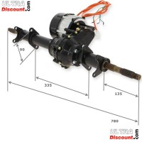 Complete rear axle pour Citycoco 1500w Bilder 1 Complete rear axle pour Citycoco 1500w Bilder 1