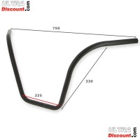 Handlebar for Citycoco Shopper (Black) 330mm Bilder 1 Handlebar for Citycoco Shopper (Black) 330mm Bilder 1