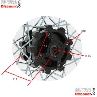 21'' Front Rim for Dirt Bike AGB30 - Black Bilder 1 21'' Front Rim for Dirt Bike AGB30 - Black Bilder 1