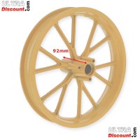 Front Rim yellow for Cross Pocket Bike (10'', type 2)