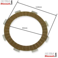 Clutch friction for Dirt Bike (type2)