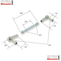 Steering Tie Rod for ATV pocket