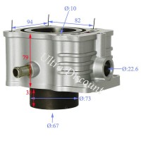 Cylinder for ATV Shineray Racing Quad 250cc ST-9E (type 167MM)