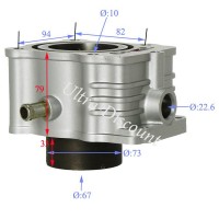 Cylinder for ATV Shineray Racing Quad 250cc ST-9E (type 167MM) Bilder 1