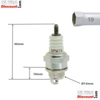 NKG Racing Spark Plug for Stock Pocket Bike Nitro Engine Bilder 1