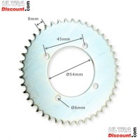 44 Tooth Reinforced Rear Sprocket for Pocket Bike 4-stroke