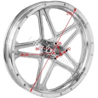 Rear Rim for Cross Pocket Bike (10'', type 1) Bilder 1
