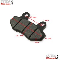 Front Brake Pad for Citycoco Shopper