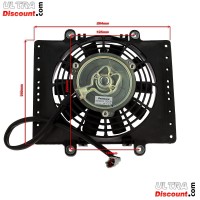 Fan for ATV Shineray Racing Quad 250cc ST-9C