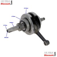 Crankshaft for ATV Shineray Quad 250cc STXE