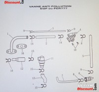 Emission Control Valve for ATV Shineray Quad 250cc ST-9E Bilder 1