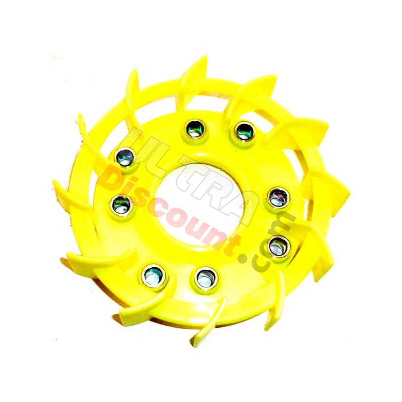 Fan Impeller for Chinese Scooter - Yellow, Chinese scooter parts Fan Impeller for Chinese Scooter - Yellow, Chinese scooter parts