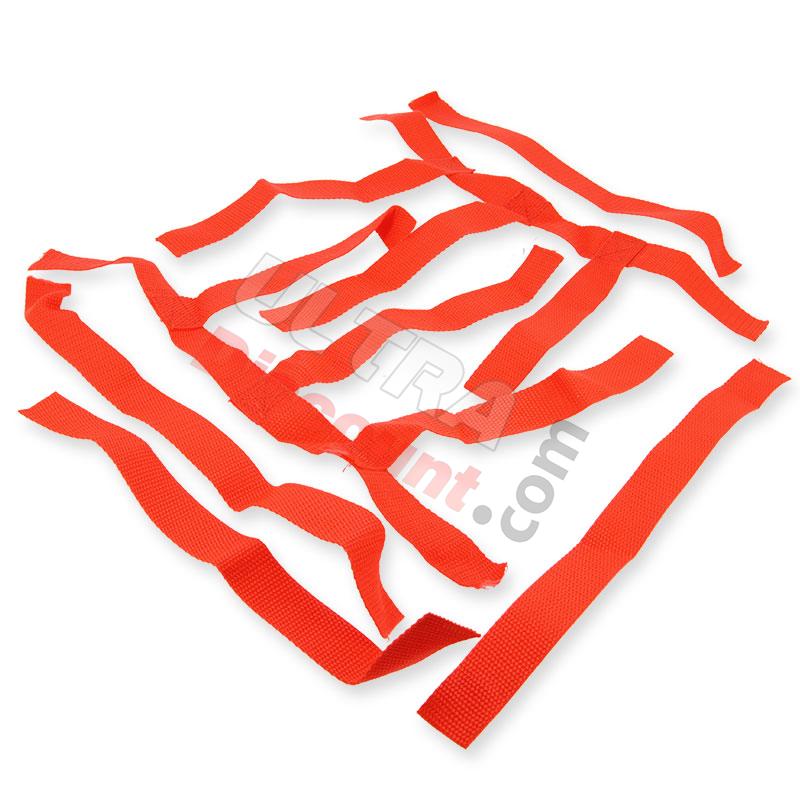 Pair of Foot Rest nets red for Shineray 300cc, Shineray Spare Parts ATV 300cc
