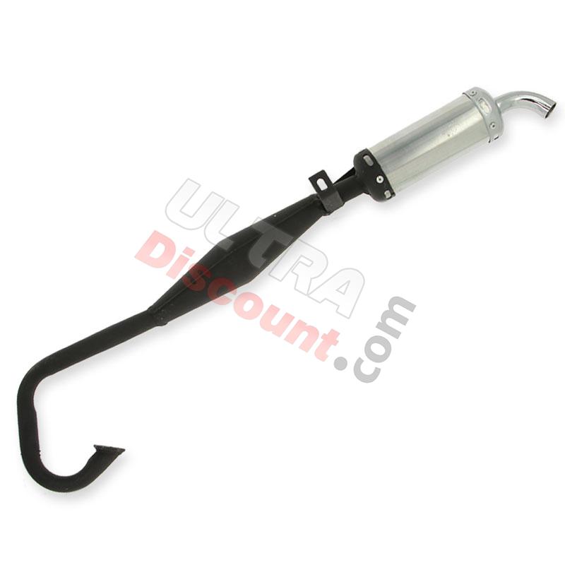 Tuning Exhaust for Pocket Bike Silver (Type 1), Pocket Bike Spare Parts