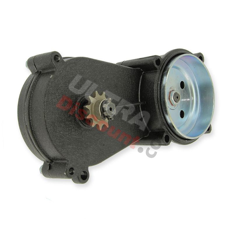 Gearbox for Pocket ATV (type 1, 11 tooth) - 6.5mm - Black , Pocket Quad Spare Parts