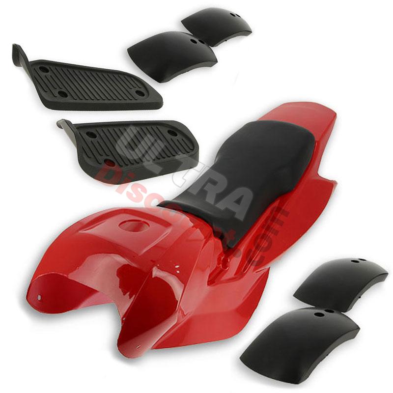 Fairing for ATV Pocket Quad type 3 Red, Pocket Quad Spare Parts Fairing for ATV Pocket Quad type 3 Red, Pocket Quad Spare Parts