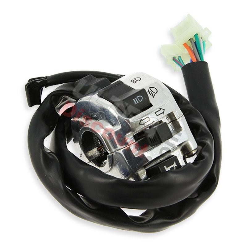 Left Switch Assembly for Spy Racing 250cc F3 - Aloy, ATV Spare Parts SPY250F3
