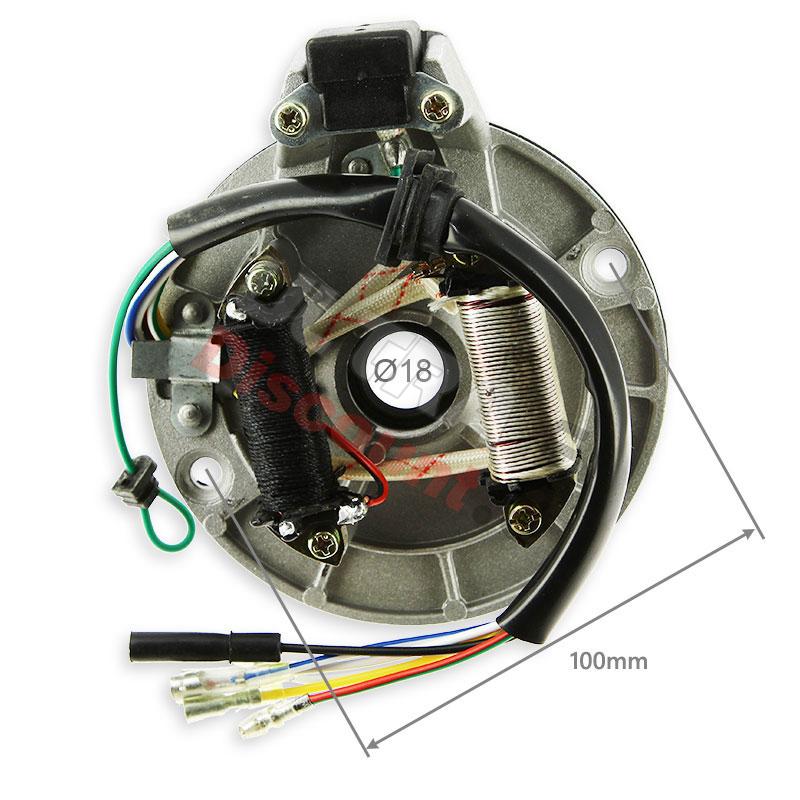 Stock Ignition Assy for Dirt Bike 50 125cc type 3, Dirt Bike Spare Parts