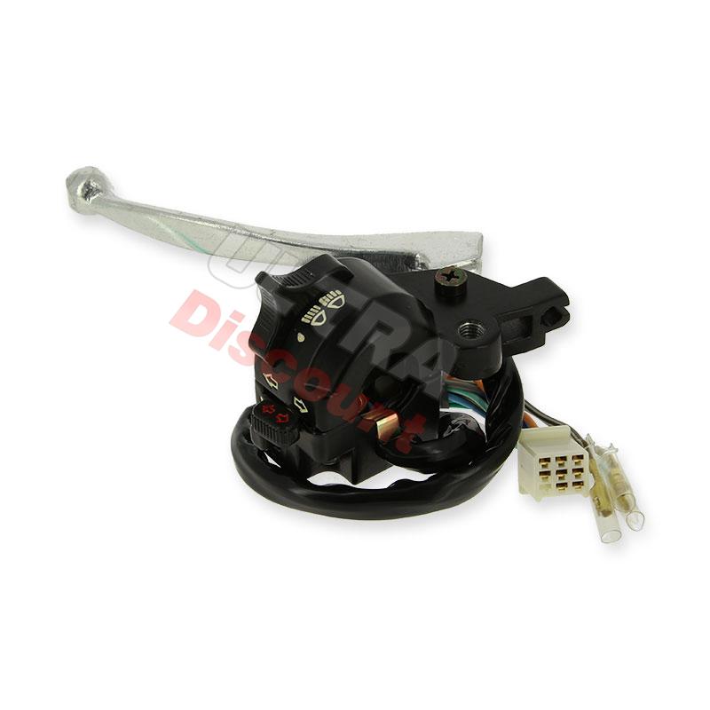 Left Switch Assembly for Skyteam Skymini 50-125cc with LED lamp, Monkey - Gorilla Spare Parts
