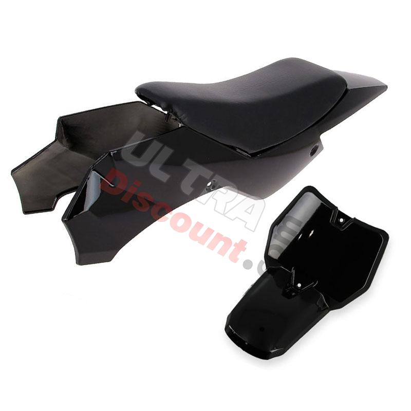 Fairing for Pocket supermoto Black - Type 2, Supermoto pocket Spare Parts Fairing for Pocket supermoto Black - Type 2, Supermoto pocket Spare Parts