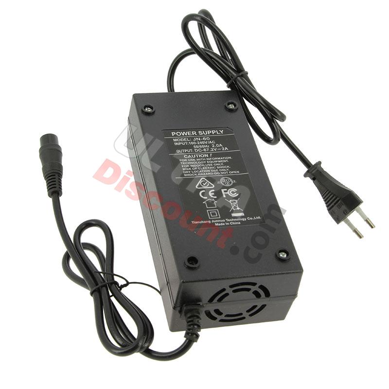 CHARGER 67.2V 2A XLR plug model for Citycoco 1300W, Citycoco spare parts