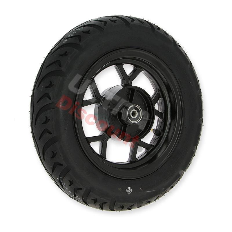 Full 3.50-10 Rear Wheel for Skyteam Monkey Gorilla Black (Euro4 and Euro5), Monkey - Gorilla Spare Parts