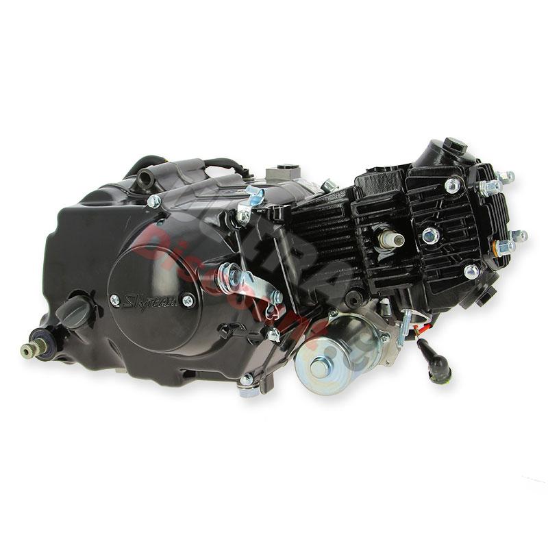 Engine 50cc 139FMA-2 with Starter Motor for Bubbly Skyteam (Black), Spare Parts Bubbly Skyteam