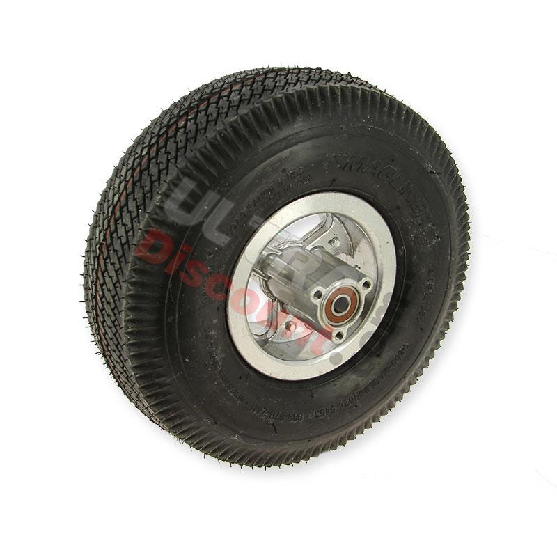 Complete front wheel for 4.10/3.50-4 for Motorized Scooter, Parts Thermal Scooter