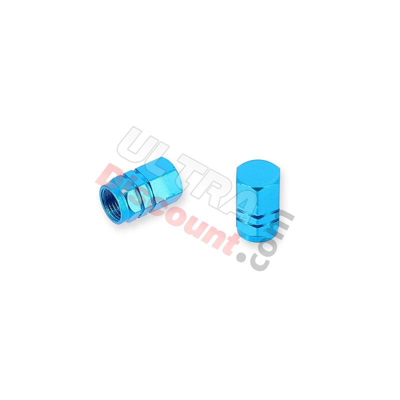 Pair of valve caps blue, Parts Pocket Replica R1