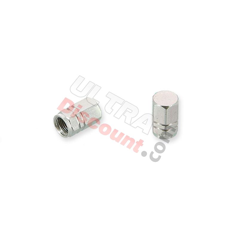 Pair of valve caps light gray, Parts Pocket Replica R1