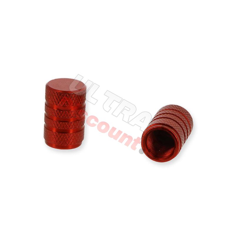 Pair of valve caps red, Spy Racing ATV SPY350F3