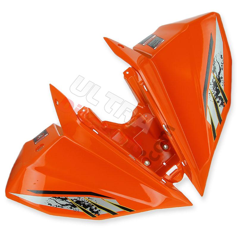 Front Fairing for ATV Bashan Quad 250cc (BS250AS-43) Orange, Parts Bashan 250cc BS250AS-43