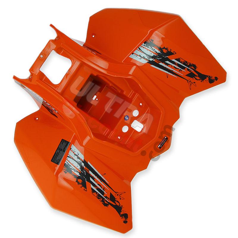 Rear Fairing for ATV Bashan Quad 250cc BS250AS-43 Orange, Parts Bashan 250cc BS250AS-43