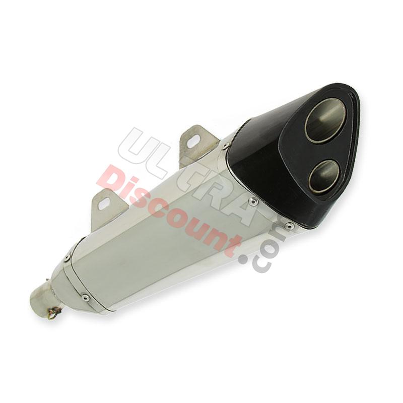 left exhaust silencer for Spy Racing 250cc F3 (type2), ATV Spare Parts SPY250F3 left exhaust silencer for Spy Racing 250cc F3 (type2), ATV Spare Parts SPY250F3