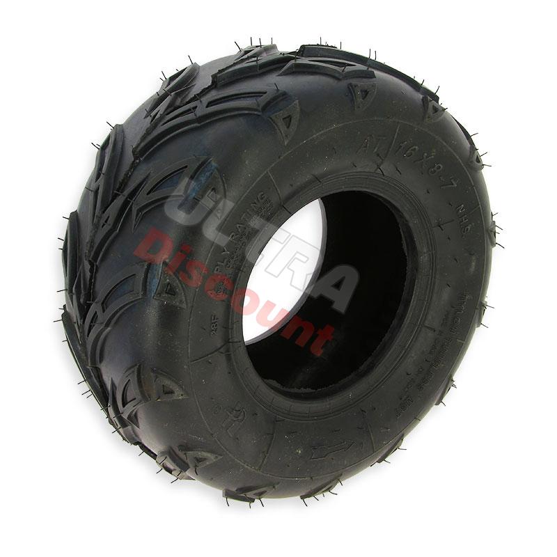 Tire for ATV Quad 125cc 16x8-7, Parts ATV 110cc - 125cc Tire for ATV Quad 125cc 16x8-7, Parts ATV 110cc - 125cc