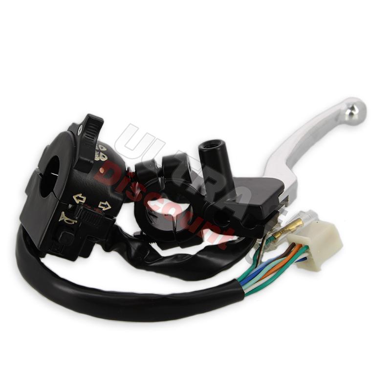 Left Switch Assembly for Skyteam Skymini 50-125cc with LED lamp, Skymini Monkey Gorilla Spare Parts