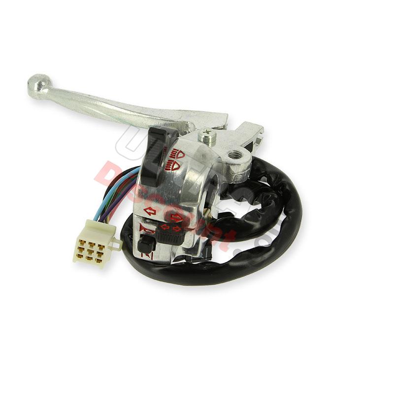 Left Switch Assembly for Monkey Gorilla 50cc to 125cc - ALUMINIUM, Monkey - Gorilla Spare Parts Left Switch Assembly for Monkey Gorilla 50cc to 125cc - ALUMINIUM, Monkey - Gorilla Spare Parts