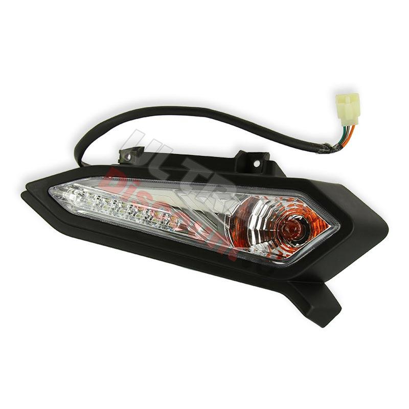 Front Left Turn Signal for Bashan 250cc BS250AS-43, Parts Bashan 250cc BS250AS-43 Front Left Turn Signal for Bashan 250cc BS250AS-43, Parts Bashan 250cc BS250AS-43