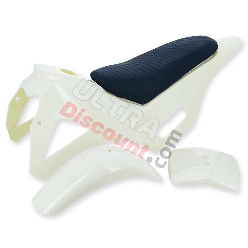 Fairing for Cross Pocket Bike (type 1) - White, Cross Pocket Bike Parts