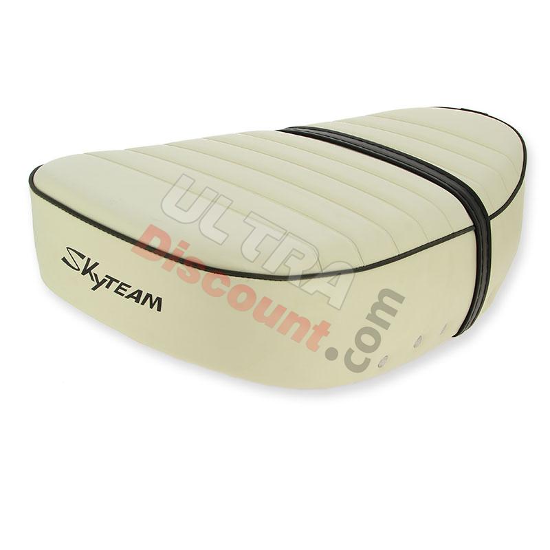 Custom Seat Skyteam for Dax 50cc ~ 125cc - (ivory white, 2.4l), Dax Skymax Parts