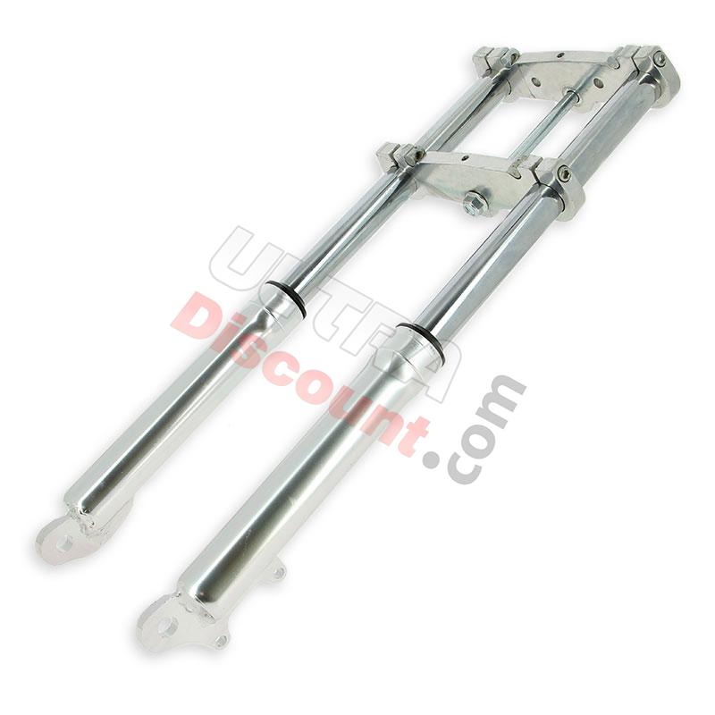 Front Fork Pocket Supermotard (145mm) silver, Supermoto pocket Spare Parts