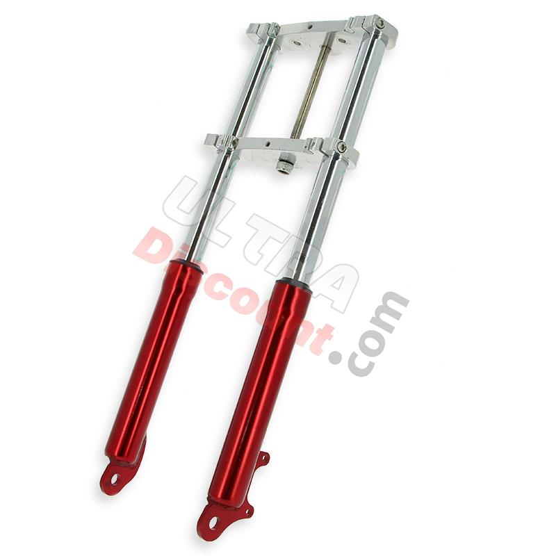 Front Fork Pocket Supermotard (145mm) red, Supermoto pocket Spare Parts