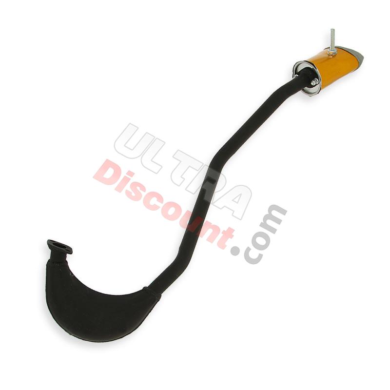 Custom Stainless Steel Exhaust for Pocket Bike (type 3) - Black Gold, Pocket Bike Spare Parts