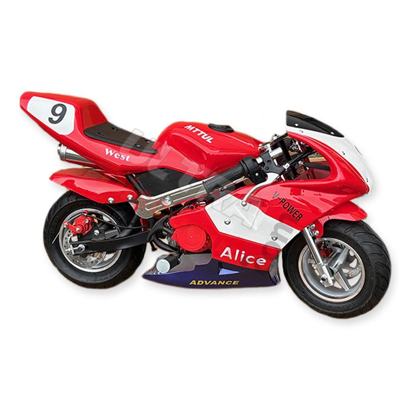 Pocket bike 49cc with High Quality Red and white, Pocket Bike Spare Parts