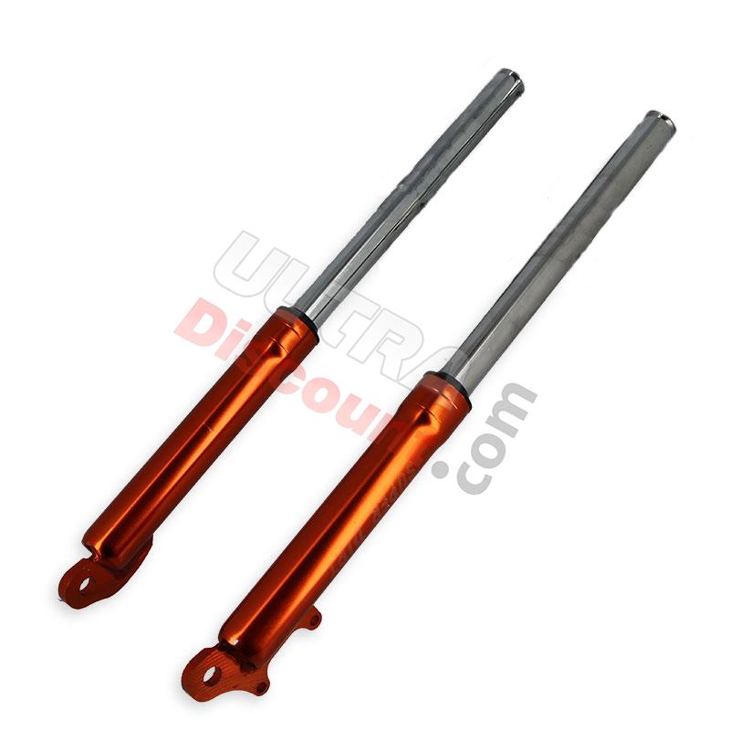 Front Fork Tubes Cross Pocket Bike Orange (Type 1), Cross Pocket Bike Parts