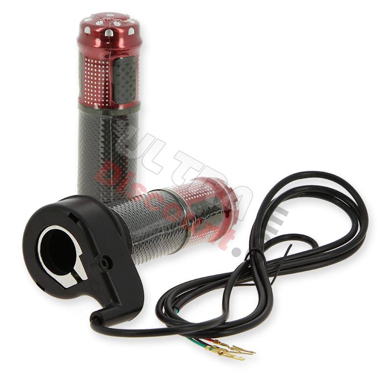 Electric Throttle Grip Kit ATV bigfoot Red, Parts ATV 110cc - 125cc Electric Throttle Grip Kit ATV bigfoot Red, Parts ATV 110cc - 125cc
