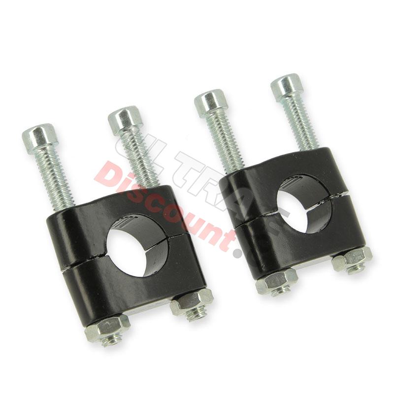 Handlebar clamp + screws for Dirt Bike (Black), Dirt Bike Spare Parts Handlebar clamp + screws for Dirt Bike (Black), Dirt Bike Spare Parts