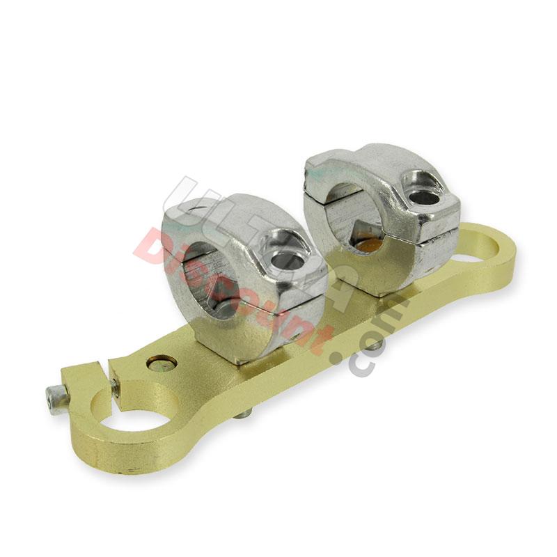 Upper fork crown with handlebar support for Pocket Bike, Pocket Bike Spare Parts