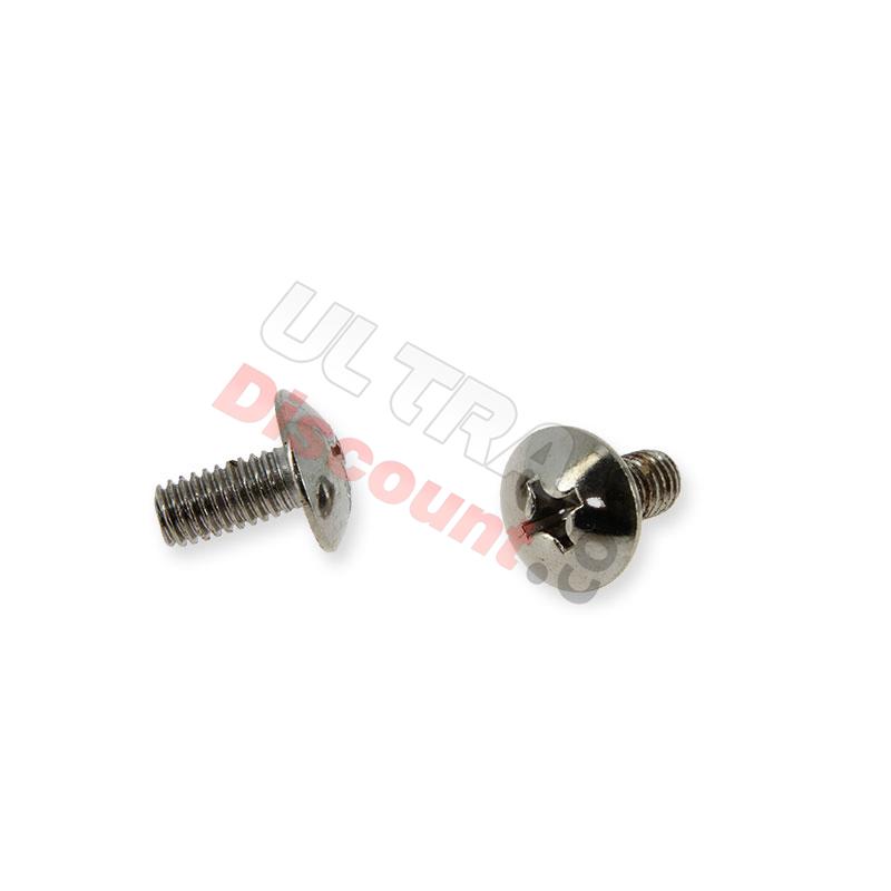 2 fairing screws M6x12 for Citycoco spare (chrome), Citycoco spare parts