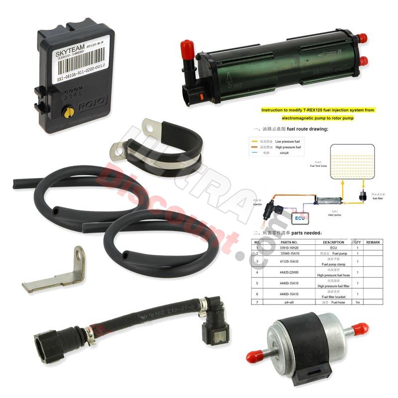 Rotor Pump Conversion Kit for Skyteam TRex 125cc before 09-2018, Trex Spare Parts Skyteam